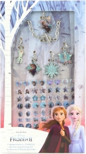 Disney Frozen 2 Armband mit Anhängern und Stickern – 1 Stück