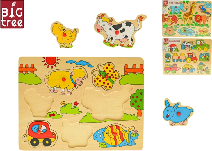 Holzpuzzle Big Tree 30 × 22,5 cm, 3 Motive