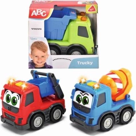 Kinder-LKW ABC VOLVO 13 cm mit Licht und Sound (3 Varianten)