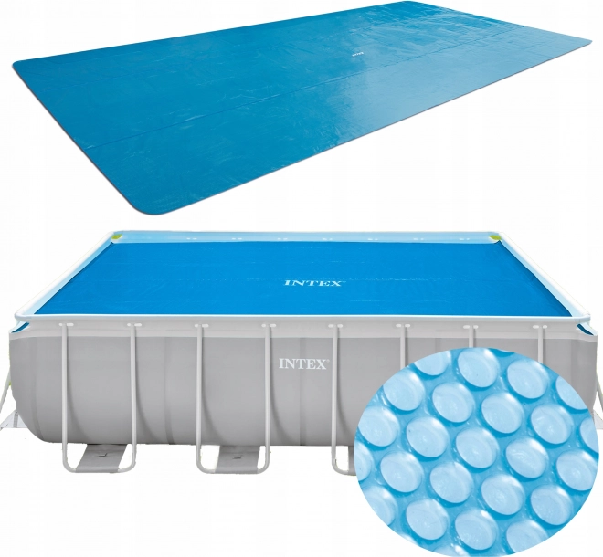 Solar-Luftpolsterfolie für Rahmenpool 400 × 200 cm Intex
