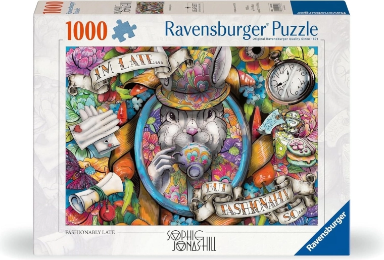 Ravensburger Puzzle „Spät, aber stilvoll“ – 1000 Teile