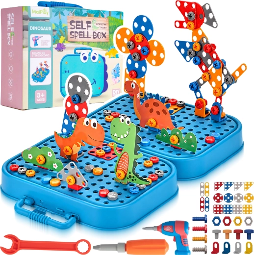 Puzzle-Baukasten zum Schrauben Dino 298 Teile