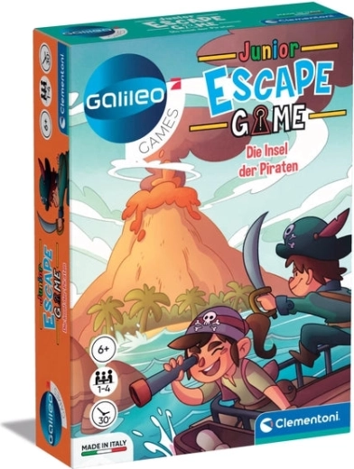 Clementoni Galileo Escape Game Junior: Insel der Piraten - 1 Stück