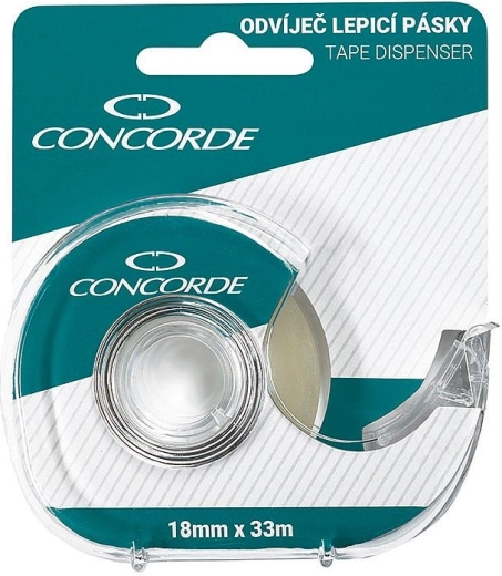 Abroller für Klebeband CONCORDE Praktik 18 mm x 33 m