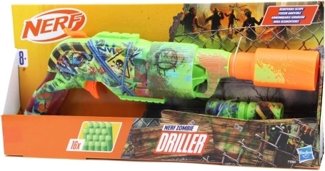 Nerf Zombie Driller Blaster mit drehbarer Trommel
