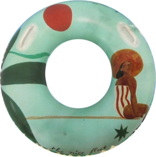 Aufblasbarer Schwimmring 110 cm mit Griffen