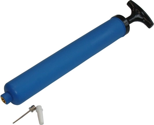 Acra Handpumpe (Luftpumpe) 23 cm mit Aufsatz-Set – 1 Stück
