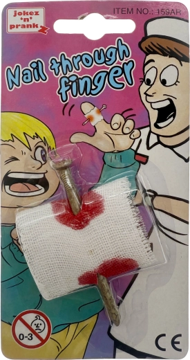 Nagel durch den Finger – Zaubertrick für Kinder