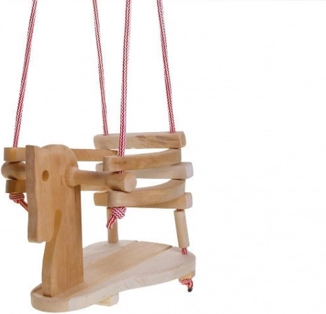 Holzschaukel Pferd für Kinder