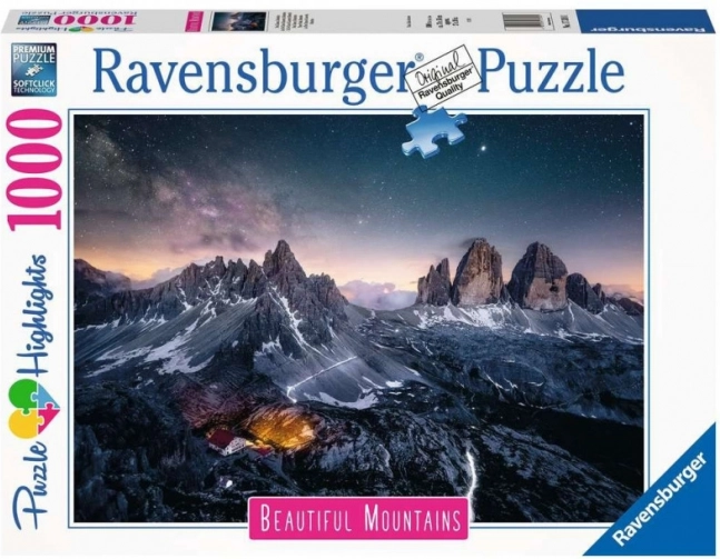 Puzzle der Drei Zinnen Dolomiten 1000 Teile Ravensburger