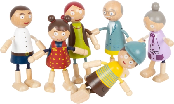 Holzfiguren Familie von Small Foot