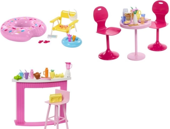 Barbie Zubehörset – Spielset mit Accessoires für Puppen