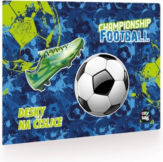 Mappen für Zahlen Fußball