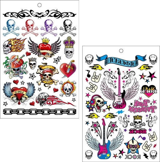 Tattoo-Aufkleber – Buch mit über 200 Motiven