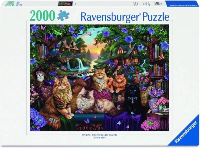 Ravensburger Puzzle Katzenhütte 2000 Teile