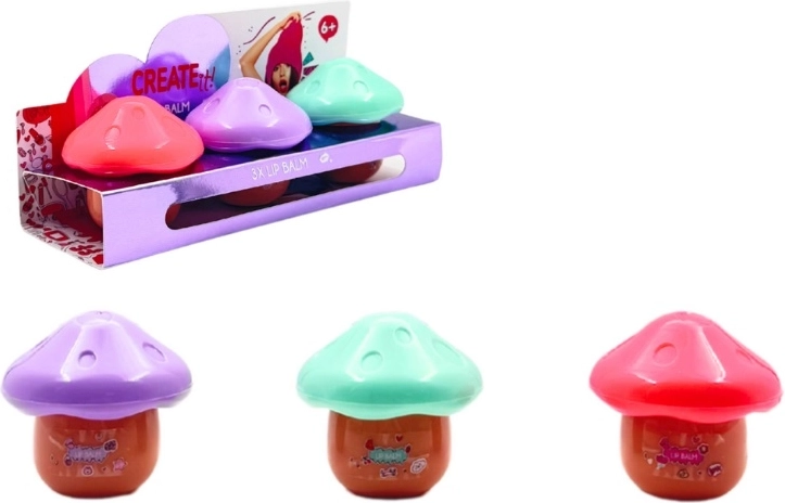 Create it! Lippenbalsam Pilzchen 3 Stk.
