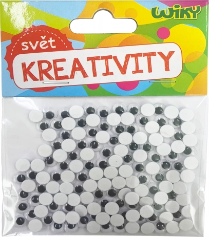 Kleine bewegliche Augen zum Dekorieren 7 mm