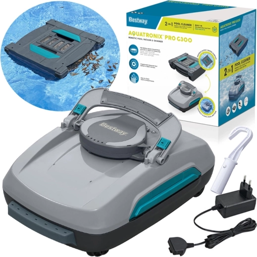 Bestway Aquatronix Pro G300 kabelloser 2-in-1 Poolroboter und Skimmer