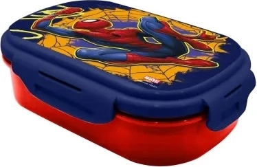 Snackbox Spider-Man mit Löffelgabel 21 × 14 × 6 cm