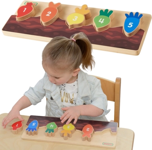 Masterkidz Holz-Garten – Zahlen, Farben und Gemüse