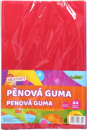 Selbstklebender Moosgummi A4 20x30 cm, 10 Stk.