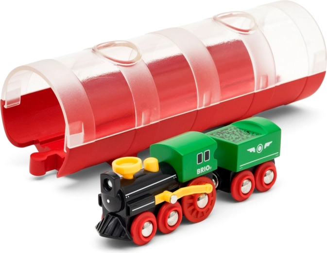 BRIO World Tunnel mit Dampflok