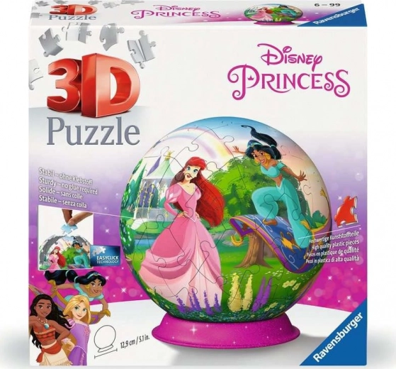 RAVENSBURGER 3D Puzzleball Disney Prinzessinnen 73 Teile