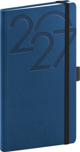 Notique Taschenkalender Ajax 2027 blau 9 x 15,5 cm