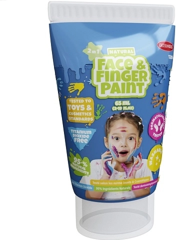 Boti Natural blaue Natur-Finger- und Gesichtsmalfarbe 65 ml