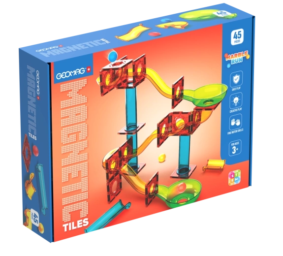 Geomag Murmelbahn – Baukasten 45 Teile