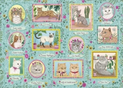 Gibsons Puzzle Berühmte Katzen 1000 Teile