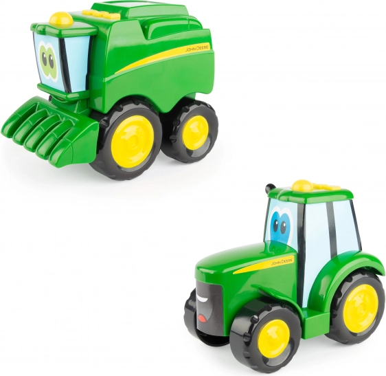 JD Kinder Traktor Johnny und Mähdrescher Corey mit Effekten