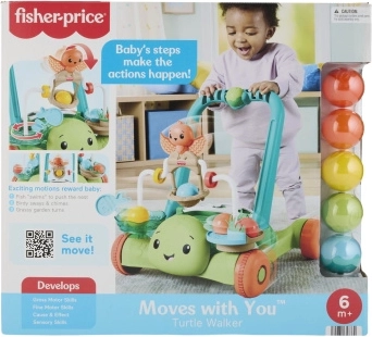 Fisher-Price interaktiver Lauflernwagen Schildkröte