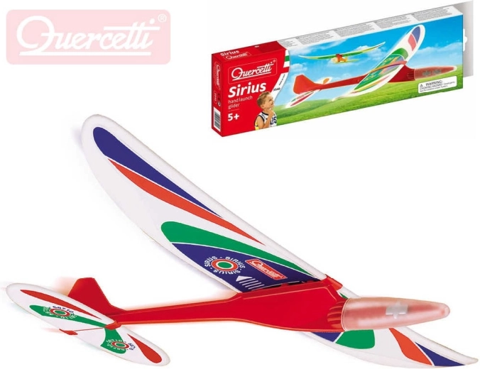 Quercetti Sirius II Wurf-Gleitflugmodell in der Schachtel – 1 Stück
