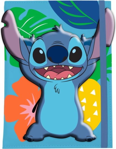 Lilo & Stitch Premium 3D-Block A5 blau