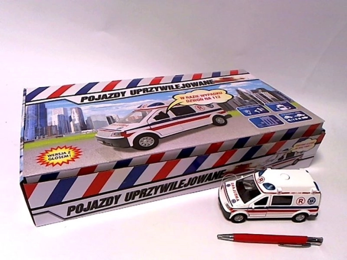 Ambulanz-Van mit Sound 14 cm