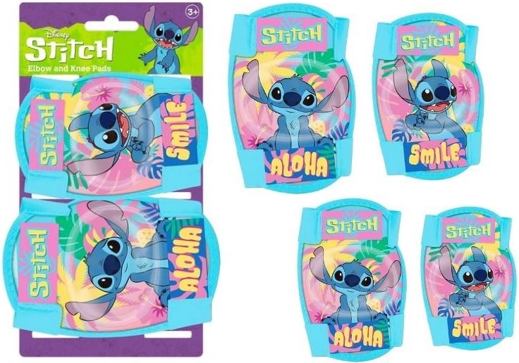 Set aus Knie- und Ellenbogenschützern Lilo & Stitch (Stitch) – 4 Stk.