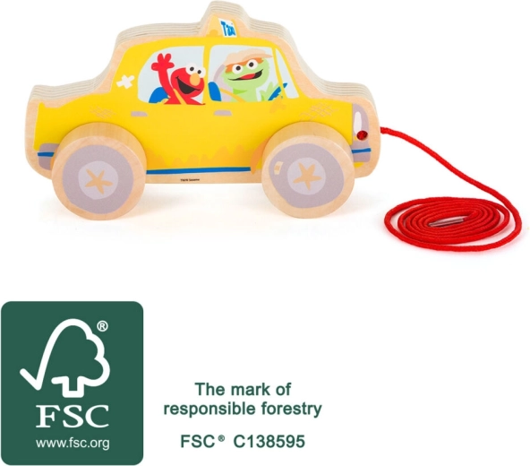 Small Foot Zieh-Taxi Sesam, öffne dich!