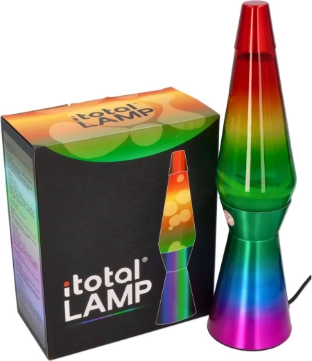 Dekorative Regenbogen-Lavalampe