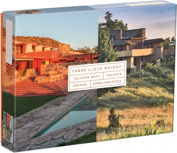 Frank Lloyd Wright Doppelseitiges Puzzle 500 Teile