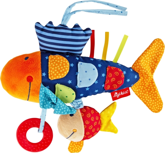 Aktives Plüschfischchen für Babys 26 cm Sigikid