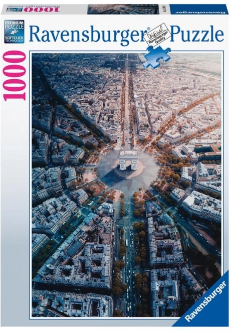 Ravensburger Puzzle Paris aus der Vogelperspektive 1000 Teile