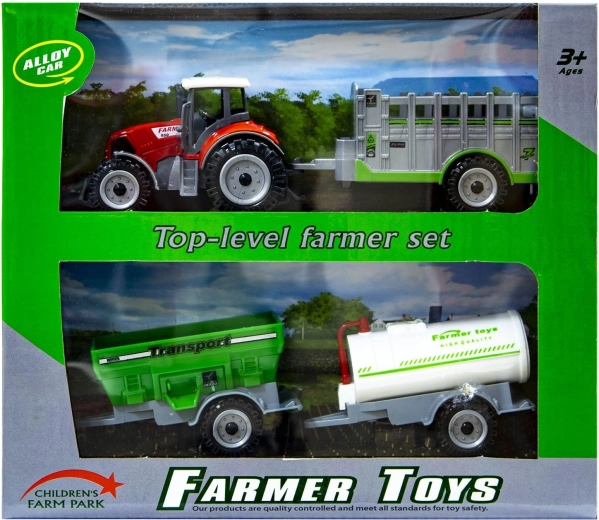 Traktor mit austauschbaren Anhängern – 1 Stück