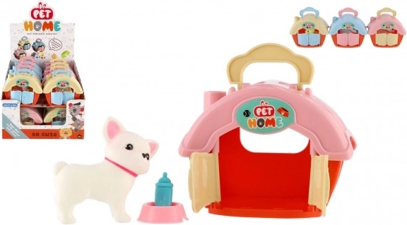 Haus mit Tier - Spielset aus Kunststoff