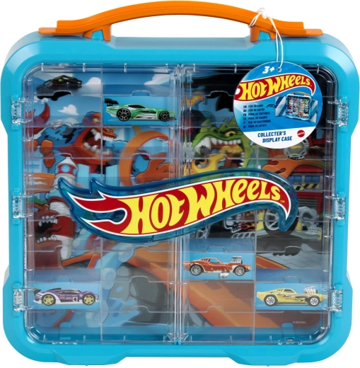 Hot Wheels Sammler-Vitrine für Modellautos mit beleuchtetem Logo