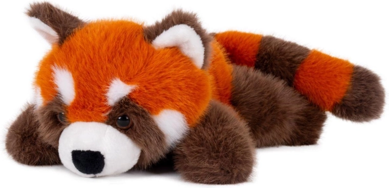 Plüsch-Roter Panda liegend 17 × 37 cm