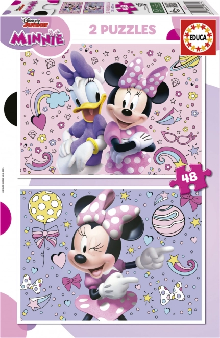 Educa Puzzle Minnie 2×48 Teile