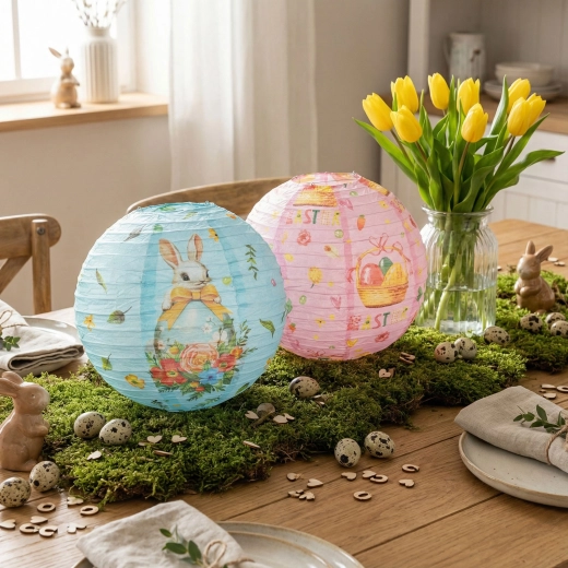 Österlicher Papierlampion 30 cm – 1 Stück