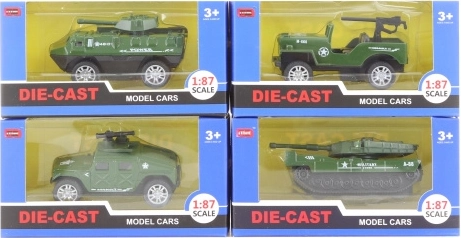 Metall-Militärfahrzeug 1:87