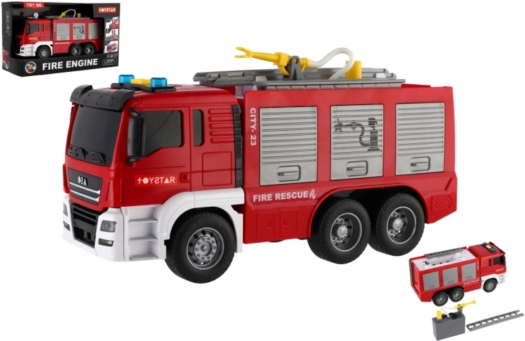 Feuerwehrauto 25 cm mit Licht und Sound